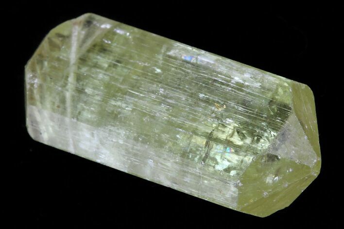 Lustrous Yellow Apatite Crystal - Morocco #82514